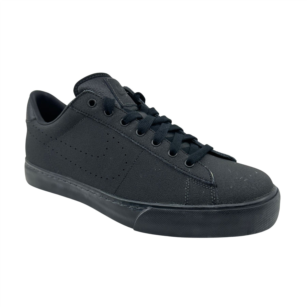 Nike Sweet Classic Leather Premium Tripe Black Mens Athletic Sneaker