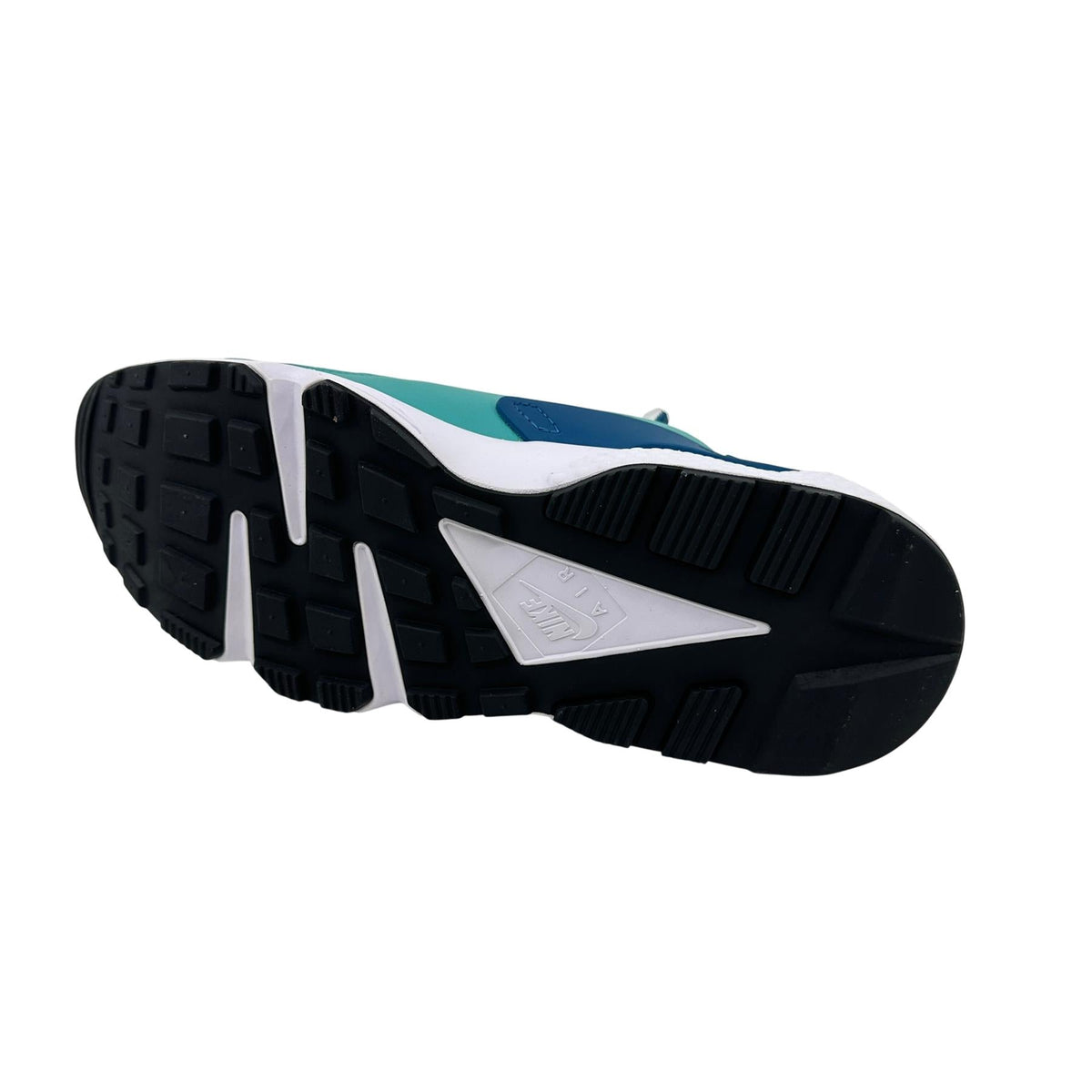 Nike Air Huarache Washed Teal White Black Mens Athletic Sneaker