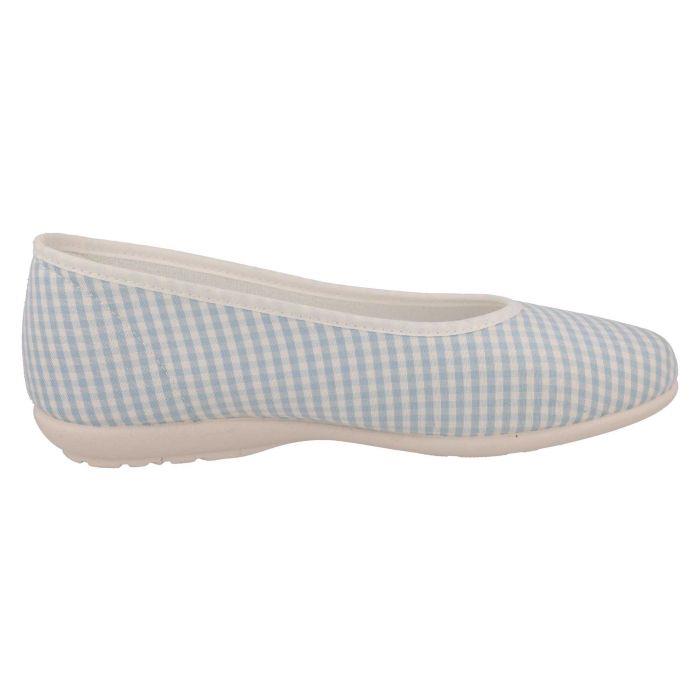 Women's Wide Fit DB Anenome Canvas Pumps