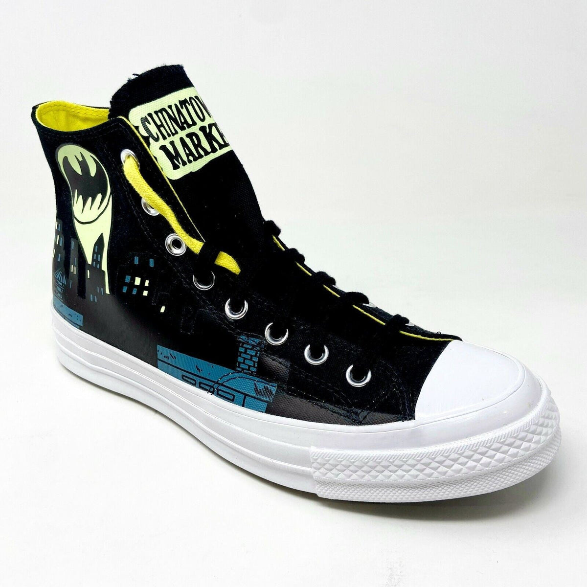 Converse Chinatown Market Chuck 70 Hi Batman Black Mens Casual Sneakers 167511C