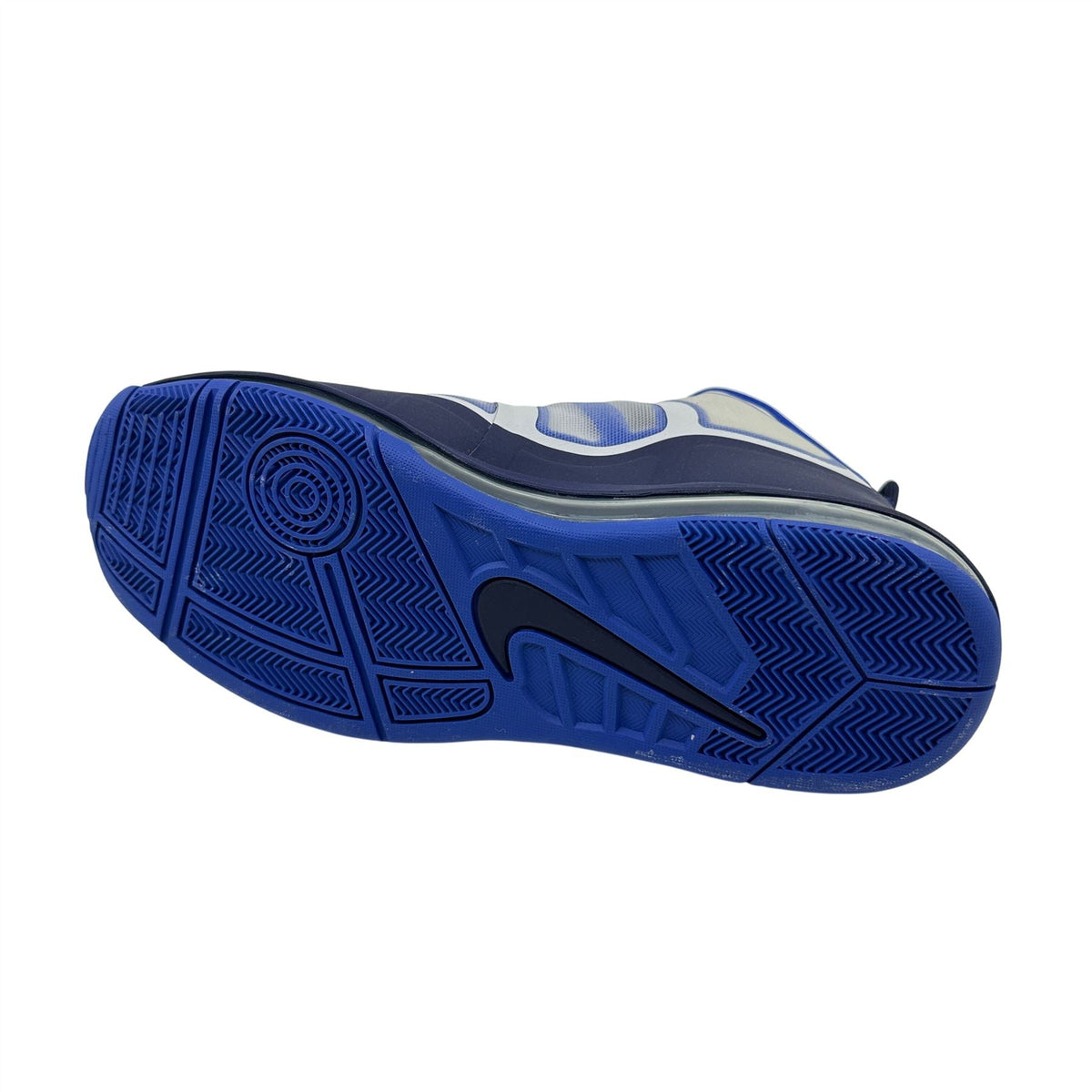 Nike Air Max Uptempto Fuse 360 Purple Platinum Blue Mens Athletic Sneaker