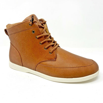 Clae Hamilton Grizzly Debossed Leather Mens Size 7 Premium  Casual Sneakers