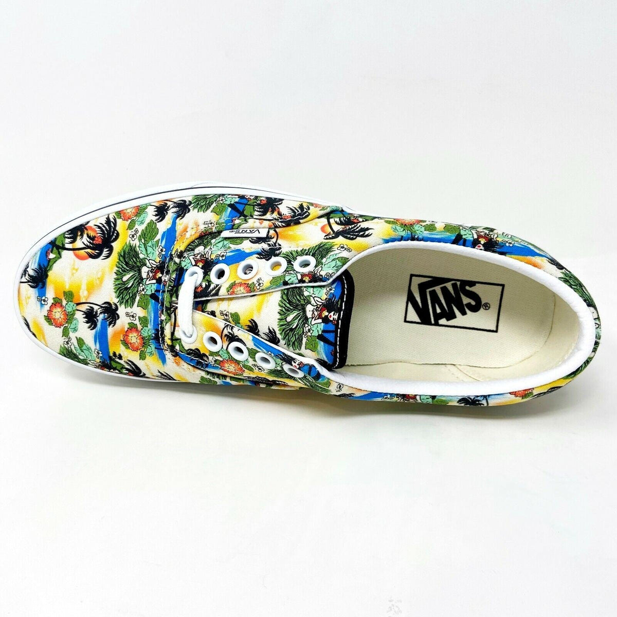 Vans Era (Aloha) Black True White Mens Hawaii Casual Sneakers
