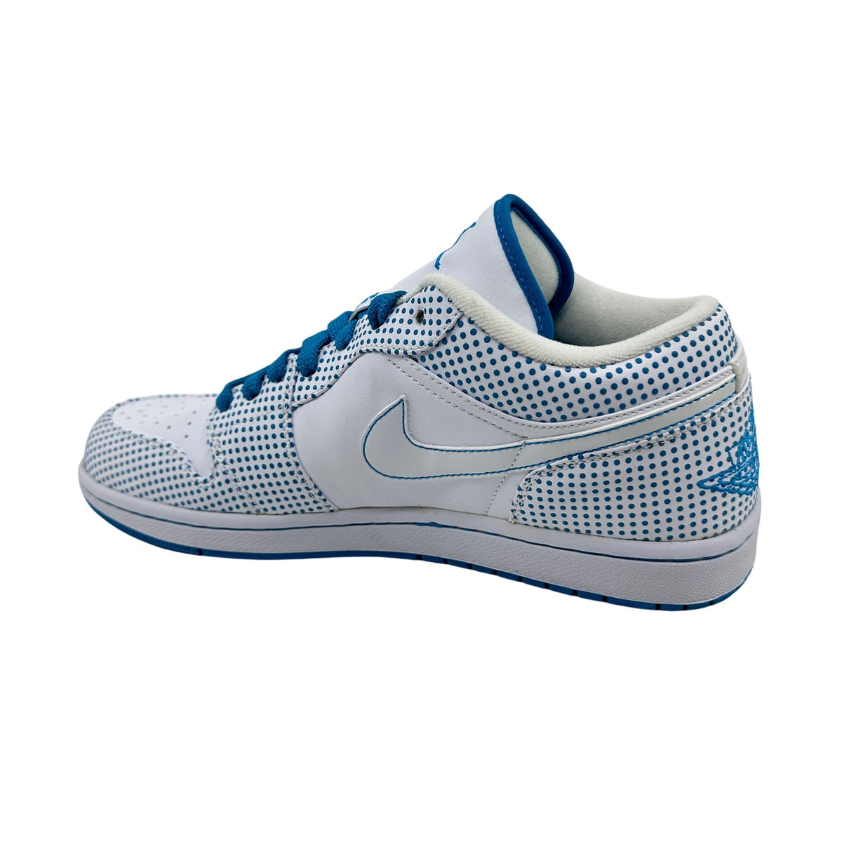 Jordan 1 Phat Low White Laser Blue Mens Athletic Sneaker