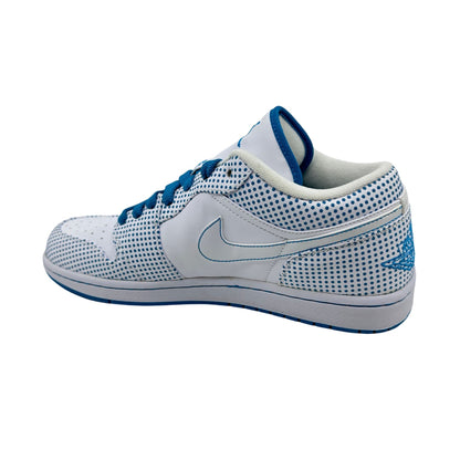 Jordan 1 Phat Low White Laser Blue Mens Athletic Sneaker