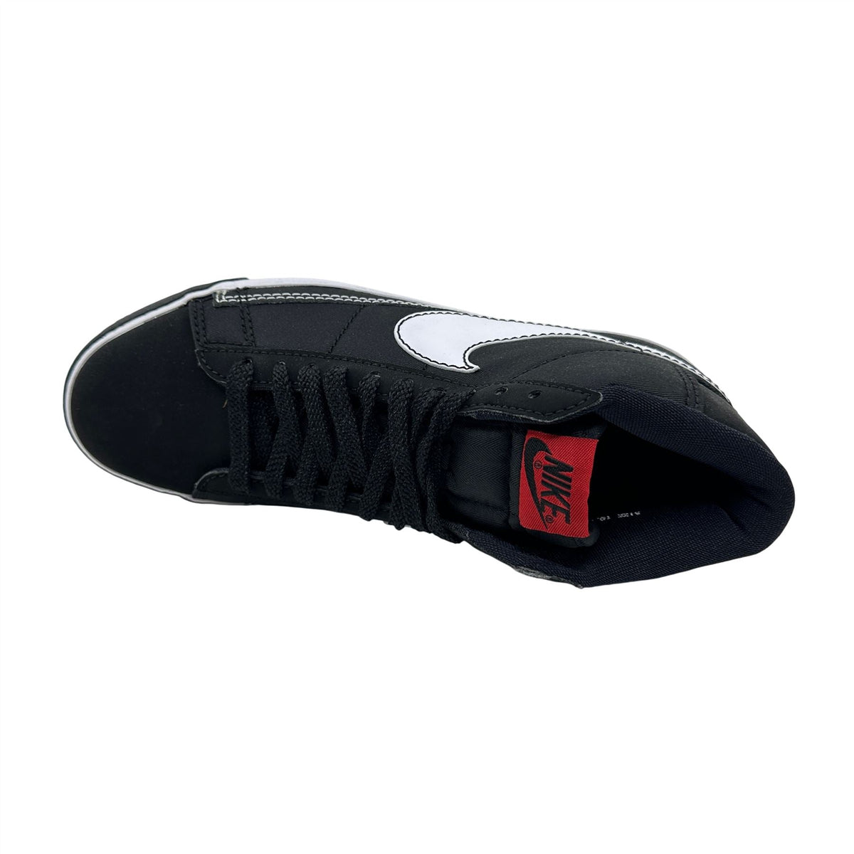 Nike Blazer High Black White Red Mens Athletic Sneaker
