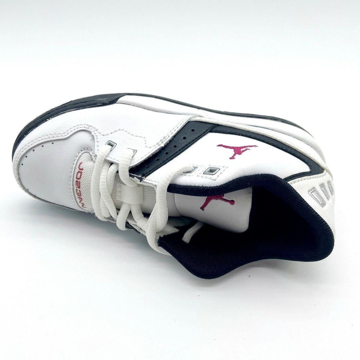 Jordan Flight 23 GP White Fuchsia Black  Kids Size 11.5 Sneakers 768912 119