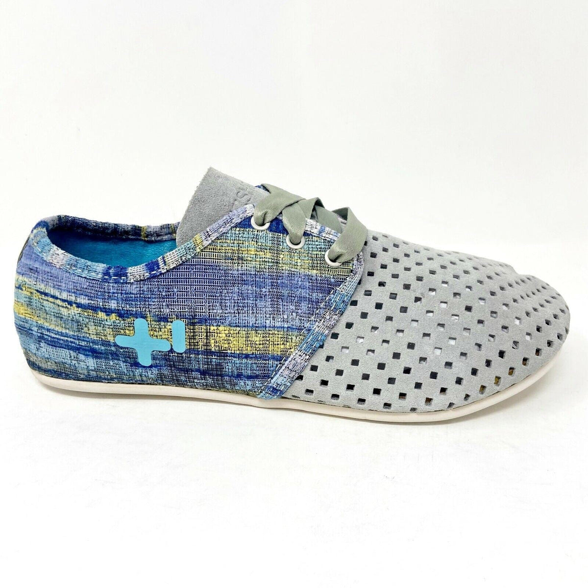 OTZ Shoes Jazz Batik High Rise Grey Womens Slip On  Shoes 94101 043