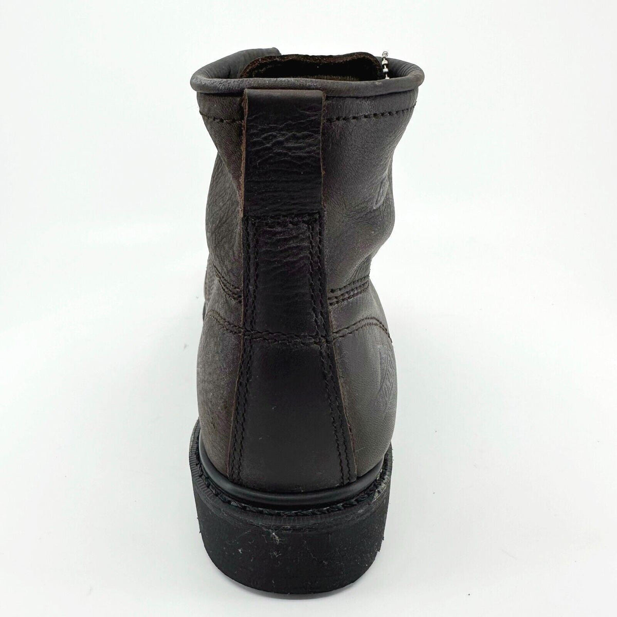 Bonanza 6" Round Steel Toe Brown Mens Leather Waterproof Work Boots