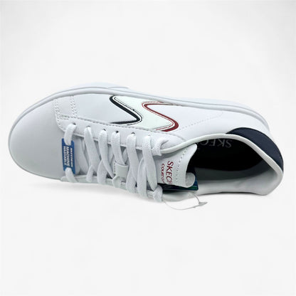Skechers Eden LX Winning Team White Navy Red Womens Court Classics Sneaker