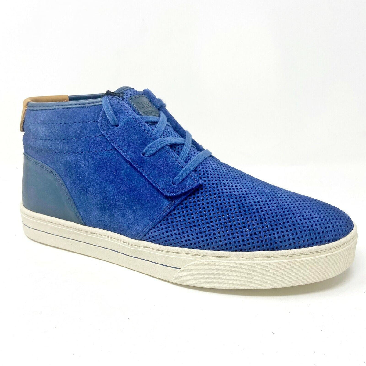Clae McQueen Midnight Perf Suede Mens Mid Casual Sneakers