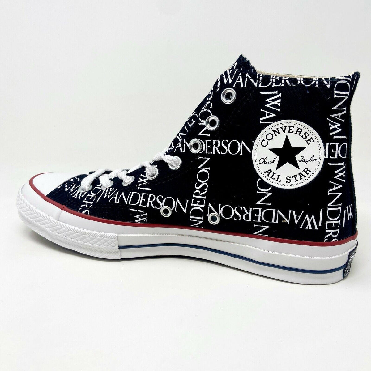 Converse Chuck 70 Hi x JW Anderson Black White Insign Mens Shoes 160807C