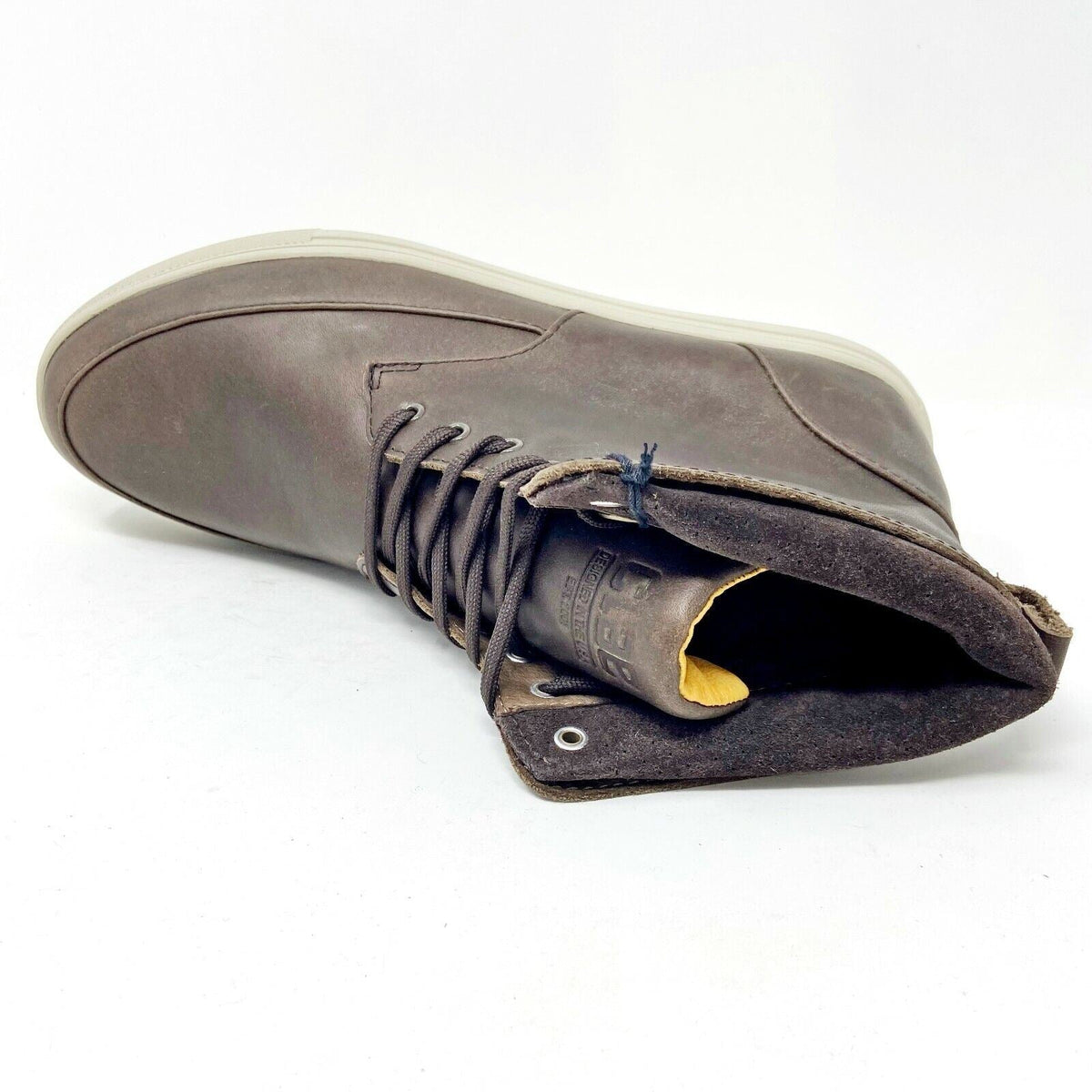 Clae Hamilton SP Umber Leather Mens Mid  Casual Sneakers