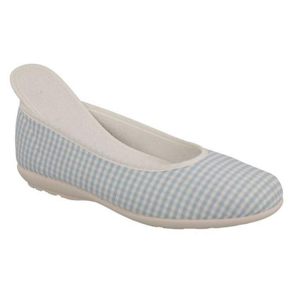 Women's Wide Fit DB Anenome Canvas Pumps