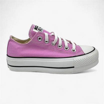 Converse CTAS Lift Ox Pink Peony White Womens Size 6 Athletic Sneaker