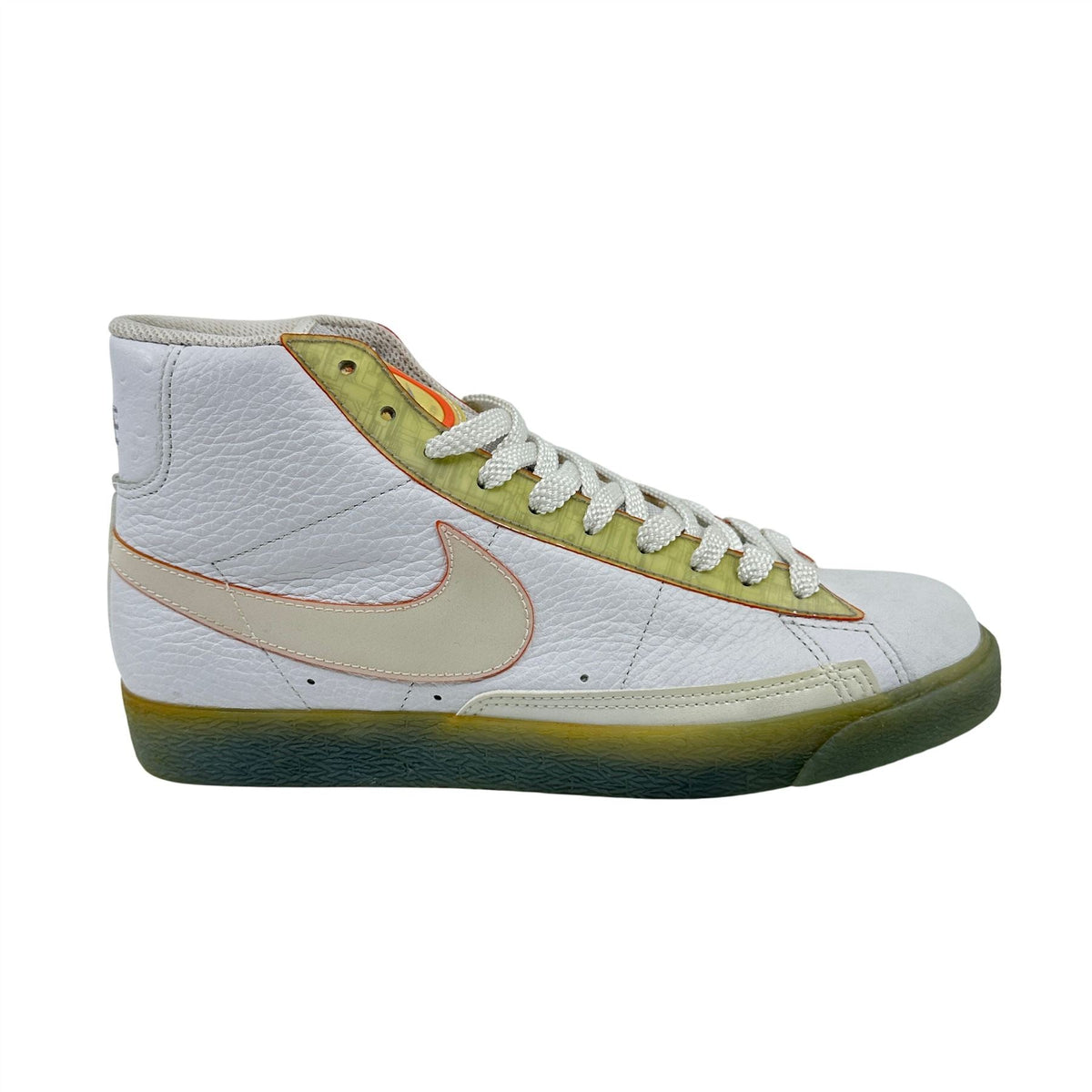 Nike Blazer Hi Premium White Crimson Red Silver Mens Athletic Sneaker