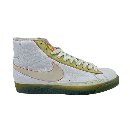 Nike Blazer Hi Premium White Crimson Red Silver Mens Athletic Sneaker