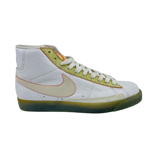 Nike Blazer Hi Premium White Crimson Red Silver Mens Athletic Sneaker