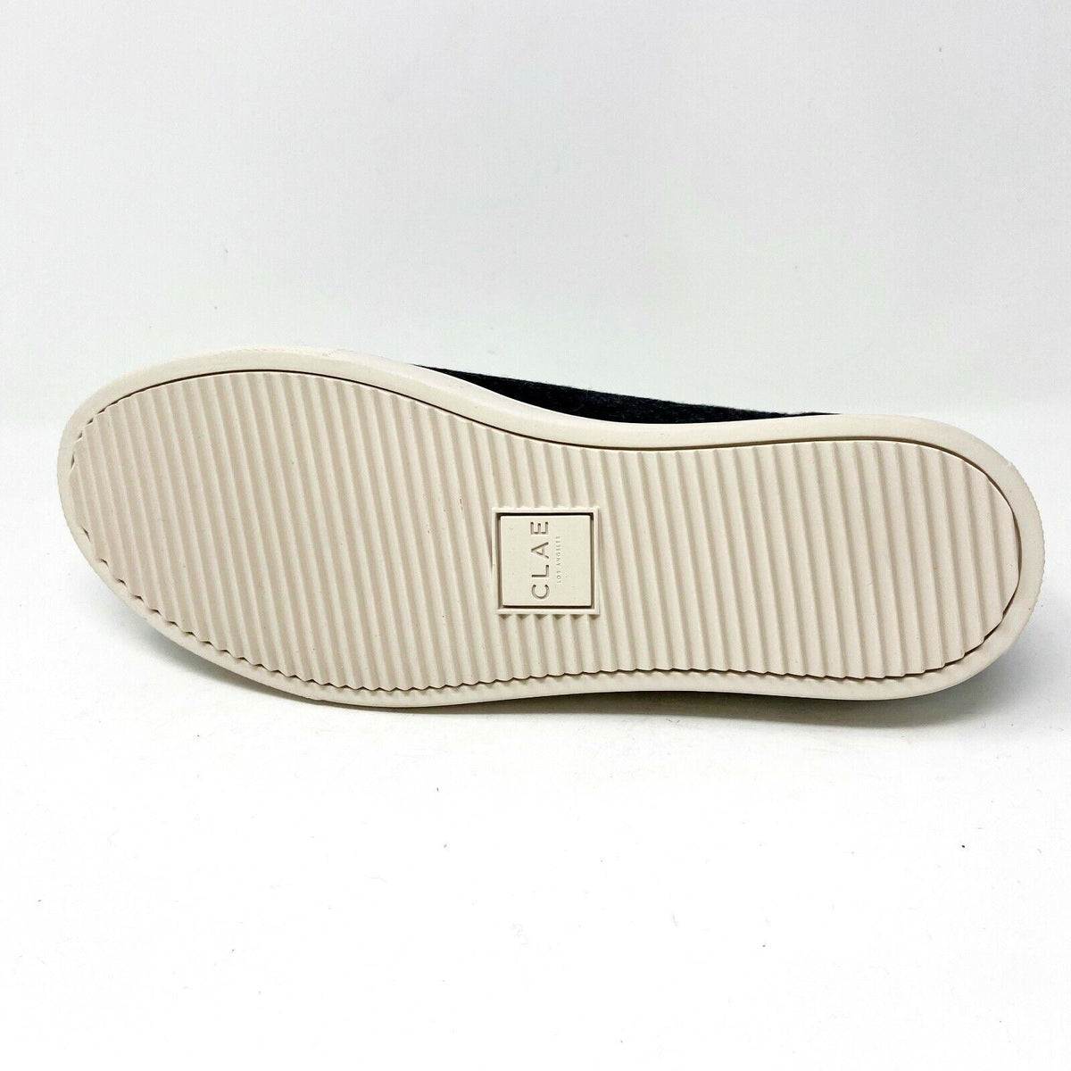 Clae Bradley Textile Black Wool Cream Mens Premium Casual Sneakers