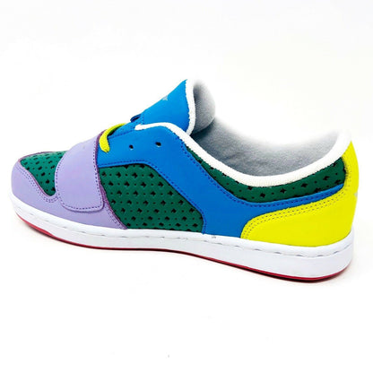 Creative Recreation Cesario Lo Royal Green Lavender Neon Youth Kids Sneakers