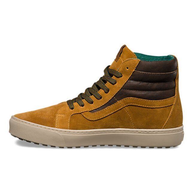 VANS Sk8 Hi MTE Cathay Hummus Brown Womens Outdoor Hiking Sneakers