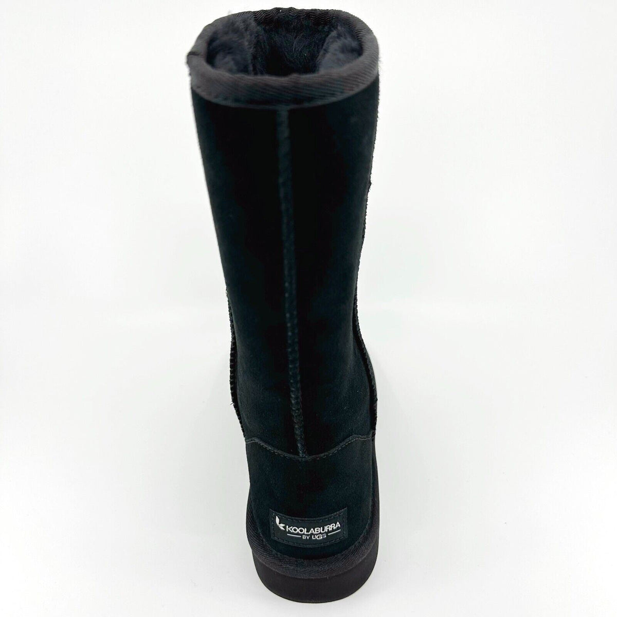 Koolaburra by UGG Koola Tall Black Womens Faux Fur Suede Shearling Boots