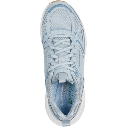Women's Relaxed Fit Skechers 150475 Edgeride Silver Eclipse Trainers