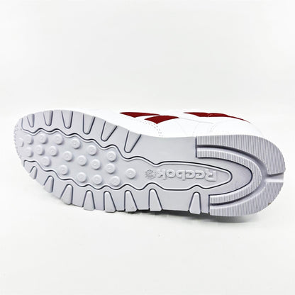 Reebok Classic Vegan White Vector Red Mens Athletic Sneaker