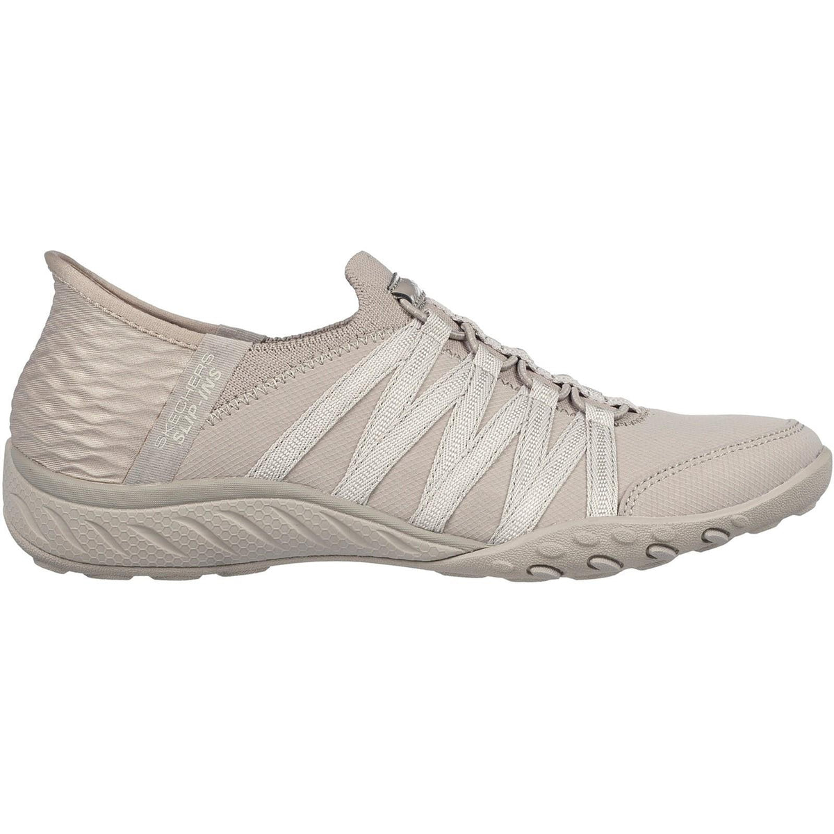 Women's Wide Fit Skechers 100593 Breathe Easy Roll Shoes