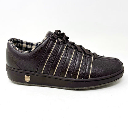 K-Swiss Classic LXP Chocolate Brown Leather Mens Casual Sneakers 01012255