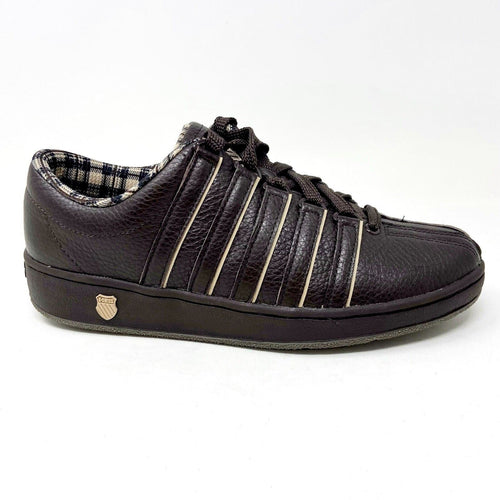 K-Swiss Classic LXP Chocolate Brown Leather Mens Casual Sneakers 01012255