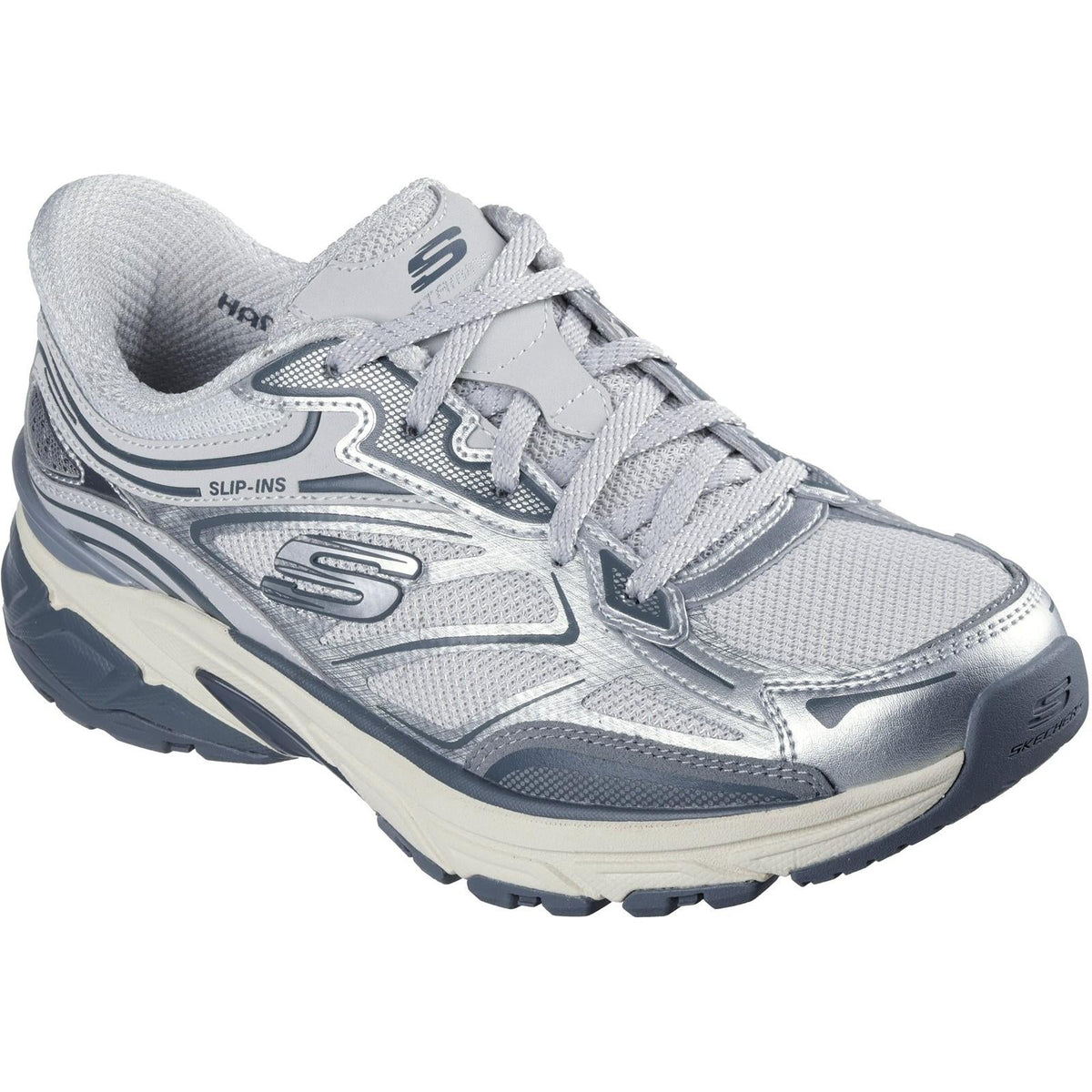 Women's Wide Fit Skechers 150710 Slip-ins Stamina Sport Trainers