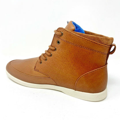 Clae Hamilton Grizzly Debossed Leather Mens Size 7 Premium  Casual Sneakers