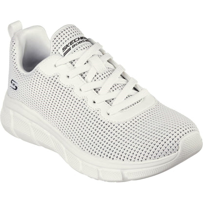 Women's Wide Fit Skechers 117346 Bobs Sport B Flex Visionary Essence Trainers
