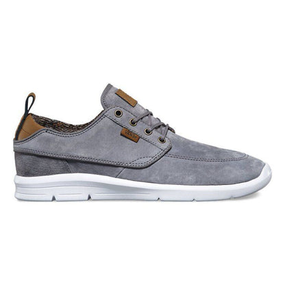 VANS Brigata Lite (S&L) Tornado Gray White UltraCush Mens Size 7.5