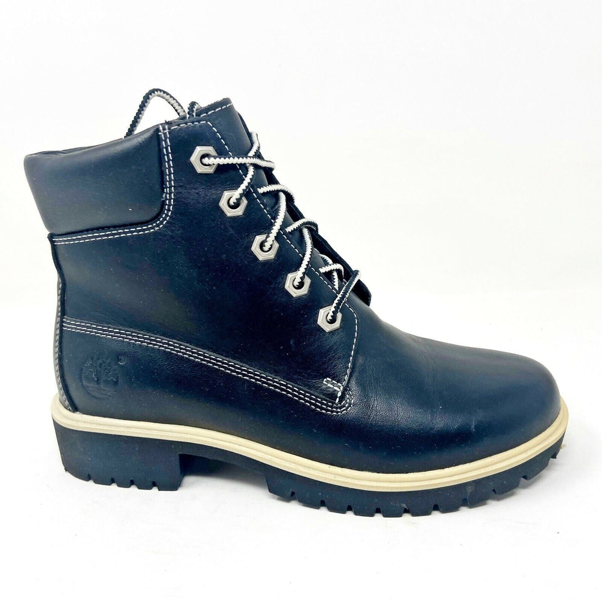 Timberland 5 Inch Black Womens Premium Leather Chukka Boots 23332