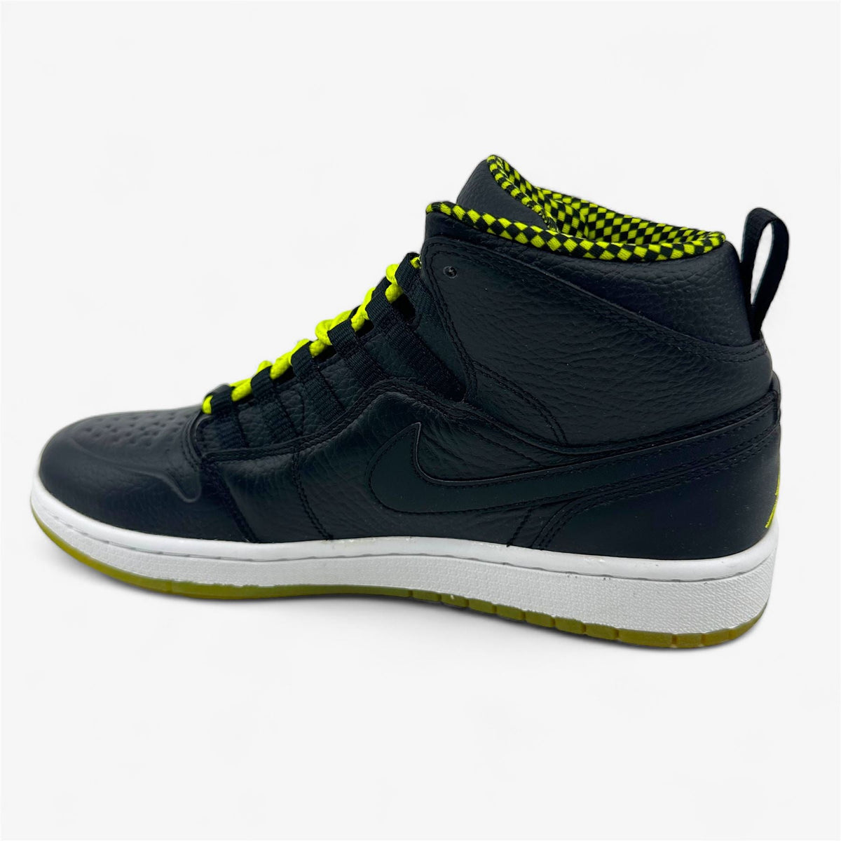 Jordan Air Jordan 1 Retro 94 Black Venom Green Mens Athletic Sneaker