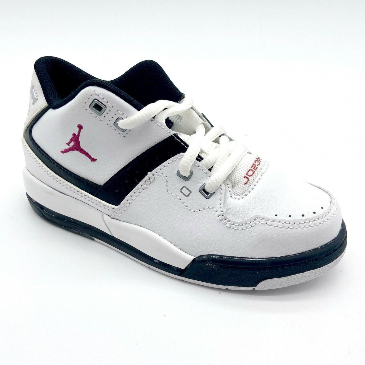 Jordan Flight 23 GP White Fuchsia Black  Kids Size 11.5 Sneakers 768912 119