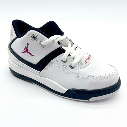 Jordan Flight 23 GP White Fuchsia Black  Kids Size 11.5 Sneakers 768912 119
