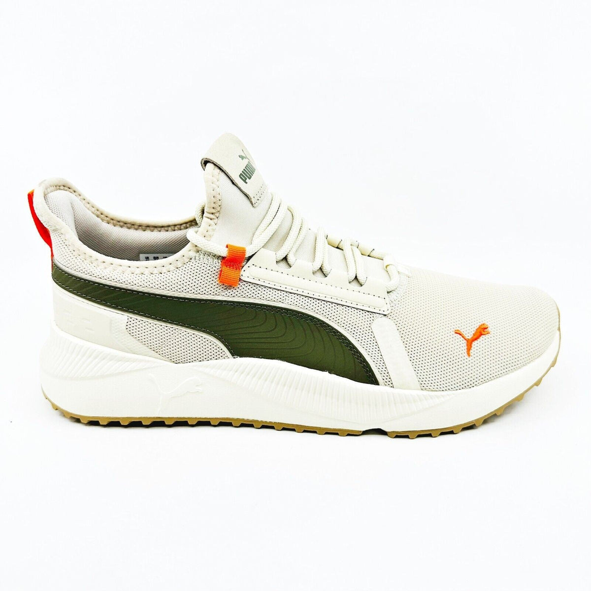 Puma Pacer Future Street Plus Alpine Snow Olive Orange Mens Shoes 384634 26