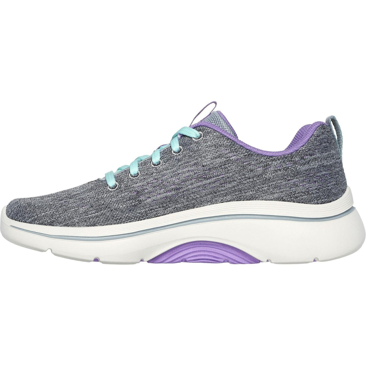 Women's Wide Fit Skechers 125311 Go Walk Arch Fit 2.0 Vivid Trainers