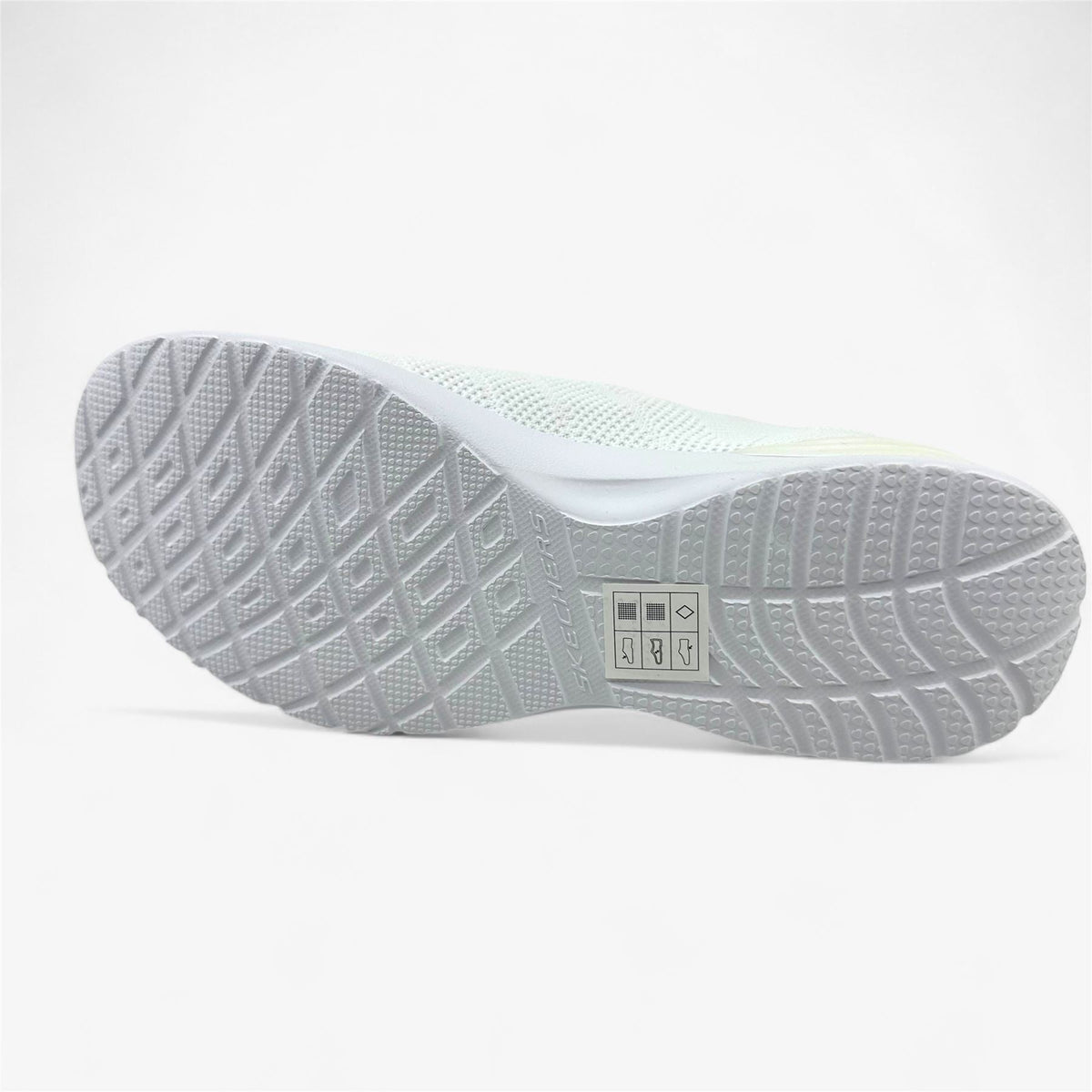 Skechers Skecher Air Dynamight Perfect Steps White Mint Womens Sneaker