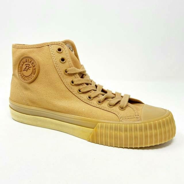 PF Flyer Center Hi Tan Brown Mens Retro Casual Shoes PM11OH2L