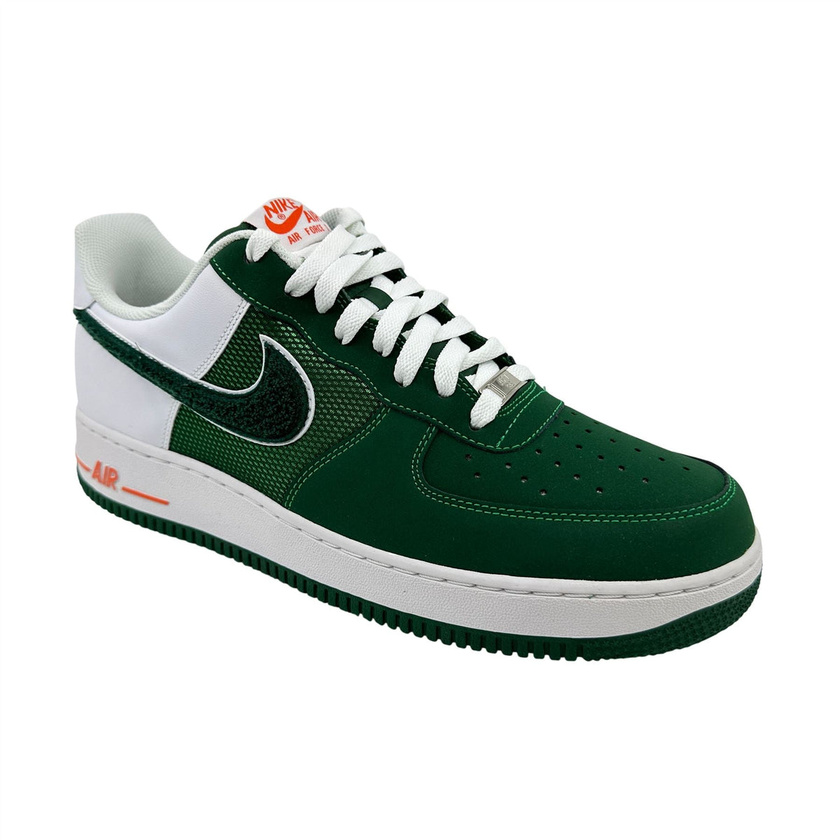 Nike Air Force 1 Court Green Mens Athletic Varsity Pack Sneaker