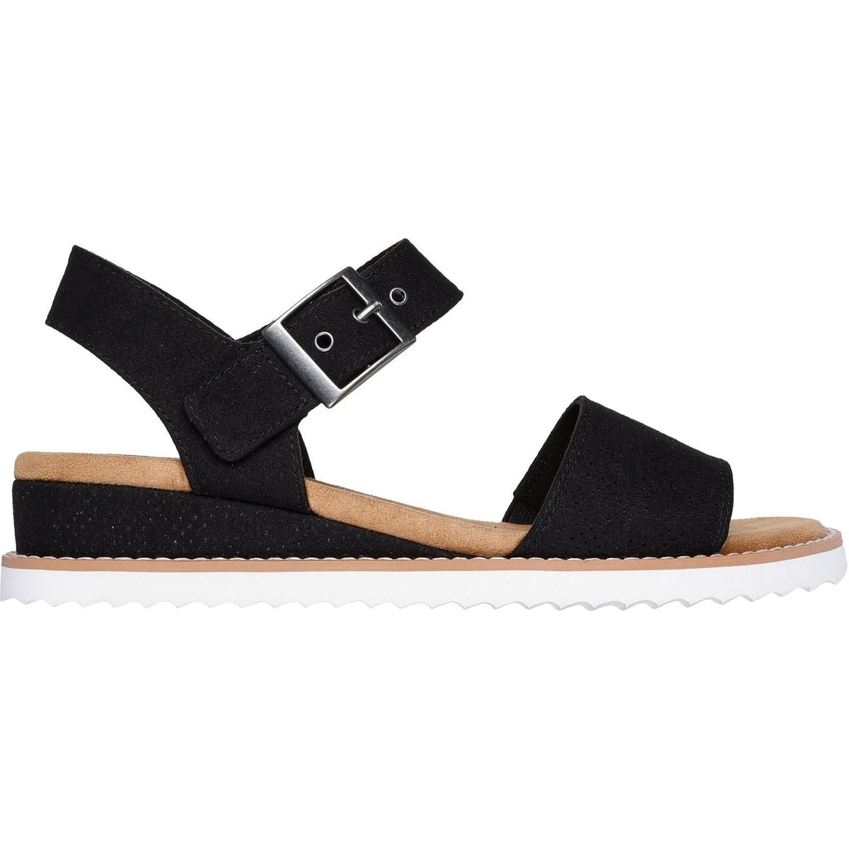 Women's Wide Fit Skechers 114147 Bobs Desert Kiss Serendipitous Sandals