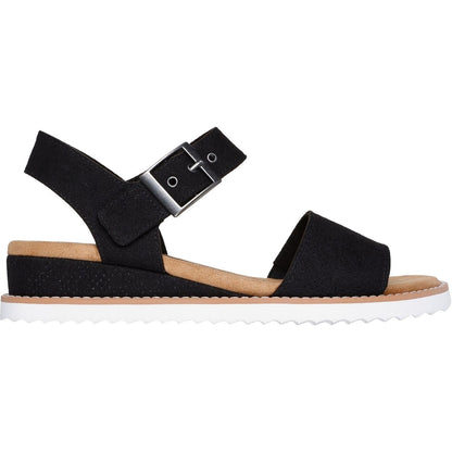 Women's Wide Fit Skechers 114147 Bobs Desert Kiss Serendipitous Sandals