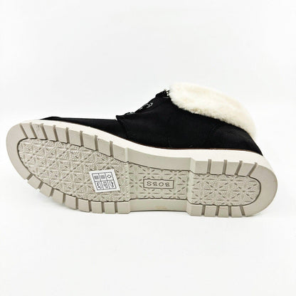 Skechers Chill Lugs Carefree Cozy Black Womens Size 7 Shearling Boots