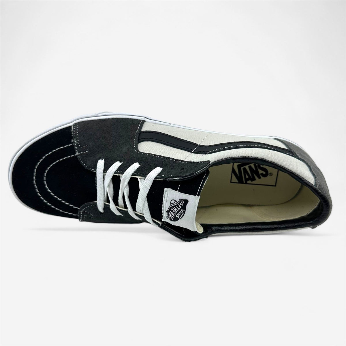 VANS SK8 Low (Color Block) Drizzle True White Mens Athletic Sneaker
