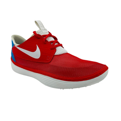 Nike Solarsoft Moccasin Light Crimson Red White Mens Athletic Sneaker