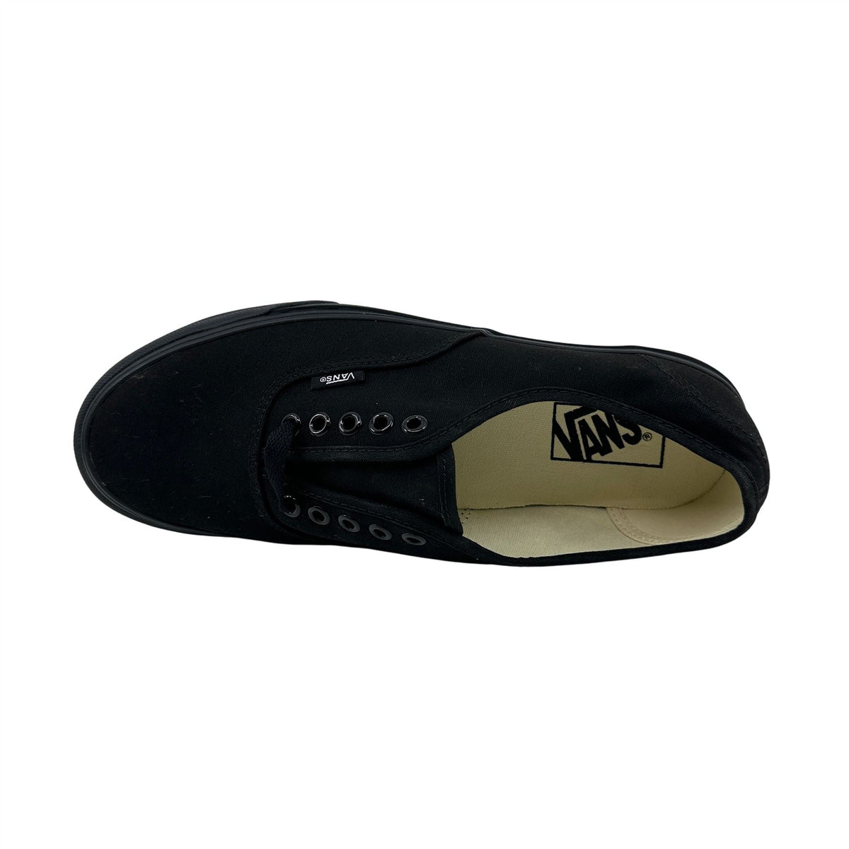 VANS Authentic Triple Black Mens Athletic Sneaker